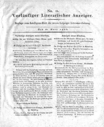 1806-03-22 : 11. Stück