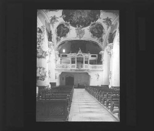 Haigerloch: Schlosskirche (Innenraum, nach Westen)