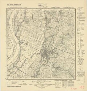 2279 Marienwerder, Topographische Karte 1:25000 (4cm - Karte)