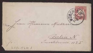 Schreiben an Hermann Muthesius (Brief)