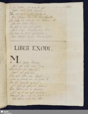 Liber Exodi.