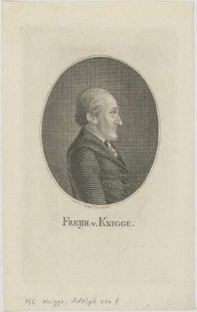 Bildnis des Freyh. v. Knigge