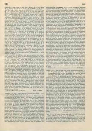 245-246 [Rezension] Schneider, Eugen von, Württembergische Reformations-Geschichte