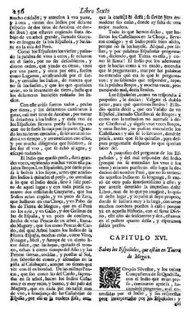 Cap. 16. Saben los Españoles, que estan en Tierra de Mexico.