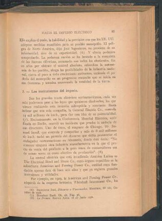 2. - Los instrumentos del imperio