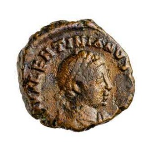 Münze, Aes 4, 375 - 392 n. Chr.
