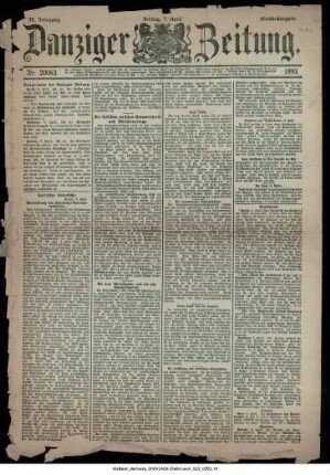 Reichstagswahl 1893