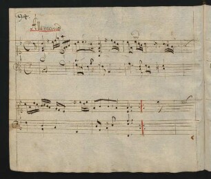 Suiten; Tasteninstrument; B-Dur