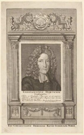 Konstantin Hartwig aus Leipzig, Schriftgießer und -schneider, Genannter; geb. 1. Juni 1650; aus der Kollektion Friedrich Roth-Scholtz