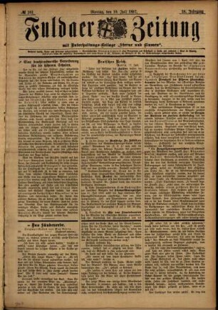 Ausgabe vom Montag, den 19. Juli 1897.