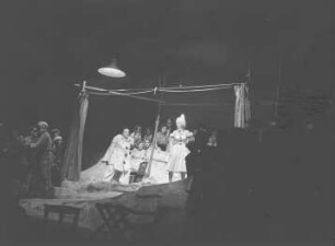 Szenenbilder aus der Oper "Der Bajazzo" von Ruggero Leoncavallo an der Deutschen Staatsoper Berlin : Szenenbild