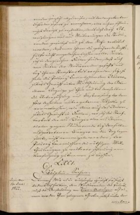 Bedenklichkeitsbekundung zur Genehmigung der Turnübungen von Studierenden durch die Universitätsgerichtsdeputation.