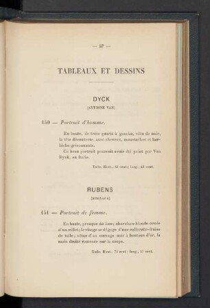 Tableaux et dessins