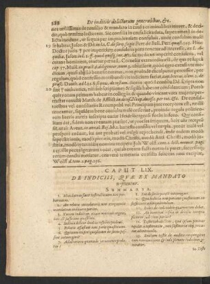 Caput LIX. De Indiciis, Quae Ex Mandato niscuntur.