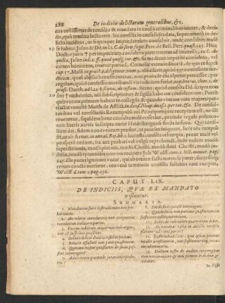 Caput LIX. De Indiciis, Quae Ex Mandato niscuntur.