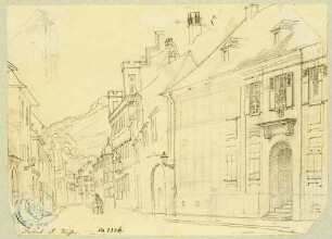 Durlach Blick in die Pfinztalstraße nach Osten