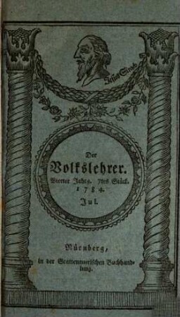 Der Volkslehrer. 4,7/12, 4,7/12. 1784