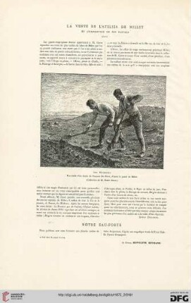 1: La vente de l'atelier de Millet et l'exposition de ses pastels, [3]