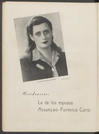 Residencias: La de los esposos Assunçao-Formica Corsi - [Ilustración]