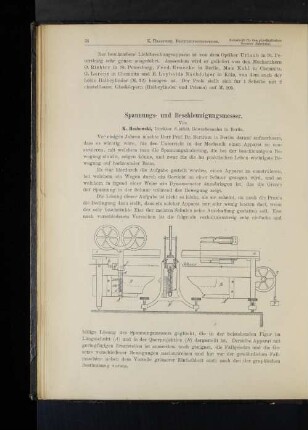 Spannungs- und Beschleunigungsmesser.