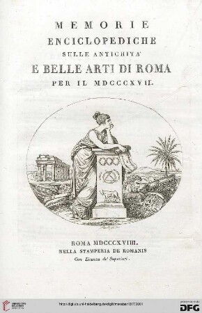 2: Memorie enciclopediche sulle antichita e belle arti di Roma