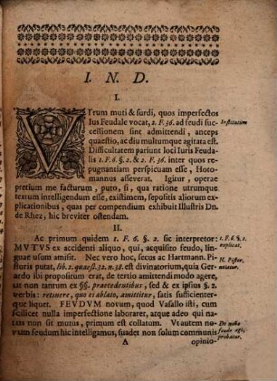 Io. Henrici Bergeri ... Disqvisitio Vtrvm Et Qvovsqve Svrdi Ac Mvti Fevdorvm Sint Capaces? : Variis Responsis, cum Ivridicis, Tum Medicis, Illvstrata