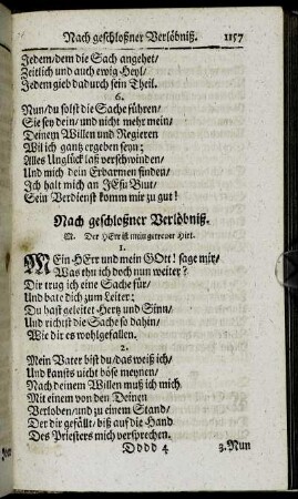 Nach geschloßner Verlöbniß.
