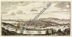 Kupferstich Schneeberg (um 1650)