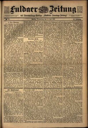 Ausgabe vom Donnerstag, den 14. Juli 1898.