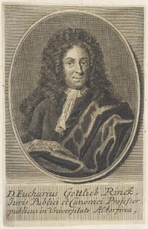Bildnis des Eucharius Gottlieb Rinck