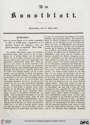 Nr. 31 - 40 (17. April 1845 - 20. Mai 1845)