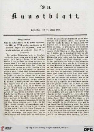 Nr. 31 - 40 (17. April 1845 - 20. Mai 1845)
