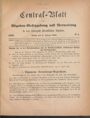 11. Januar-27. Dezember = No. 1-26