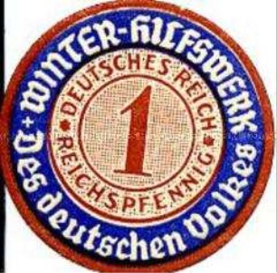 Vignette mit Werbung für das Winterhilfswerk
