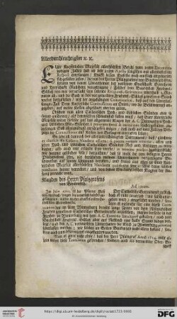 Allerdurchleuchtigster [etc. etc.]