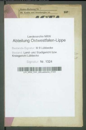 Erblasser: Woltmann gt. Bringewatt, Johann Heinrich; Erblasser: Woltmann, Anna Marie Louise, geb. Pohlmann verw. Bringewatt: Abschluss eines Erbvertrags