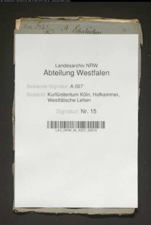 Belehnung des Friedrich von Mengede (Vater / Sohn?) mit der Freigrafschaft Balve