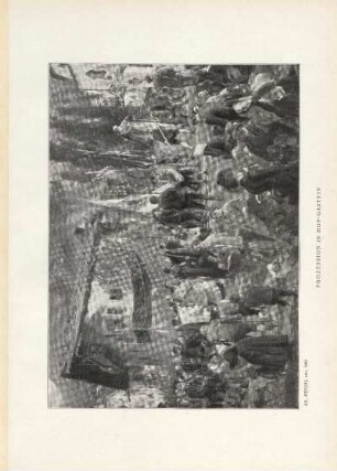 Prozession in Hof-Gastein. 1880