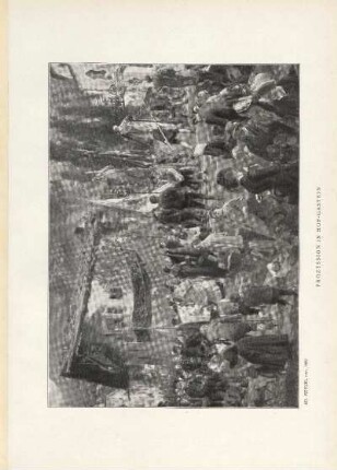 Prozession in Hof-Gastein. 1880