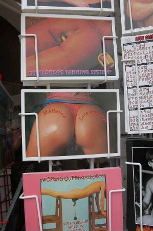 Insel Mallorca - Pornopostkarte : Pornopostkarte, aufgenommen am 2. Februar 2004 auf der Insel Mallorca