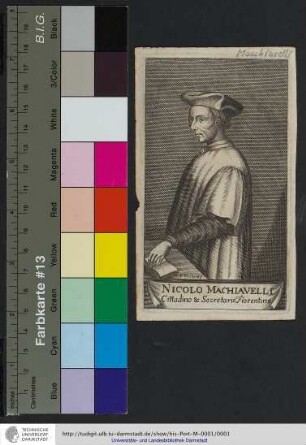 Nicolo Machiavelli Cittadino & Secretario Fiorentino