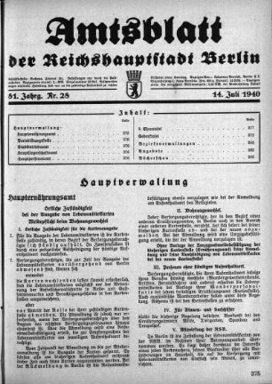 1940,28: Nr. 28, 14. Juli 1940