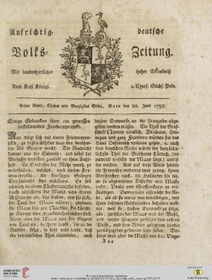 Erster Band. Sieben und Vierzigsten Stück