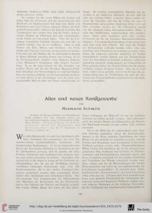 6/7: Altes und neues Kunstgewerbe