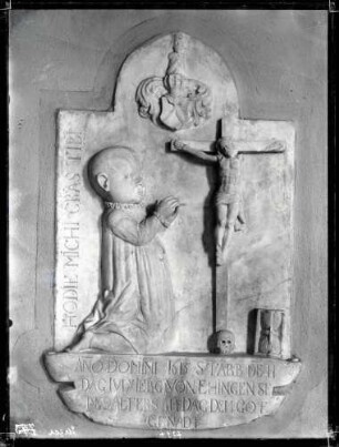 Grabstein des Jerg von Ehingen 1615