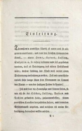 Jakob Thomson's Jahreszeiten