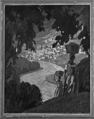 Italienische Flußlandschaft