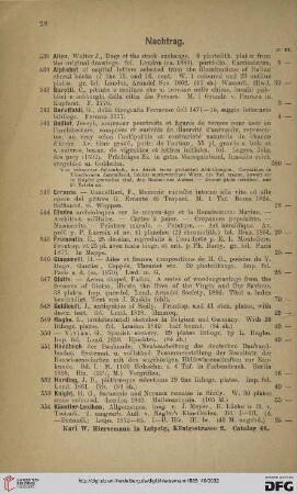 Nachtrag (Nr. 538 - 569)