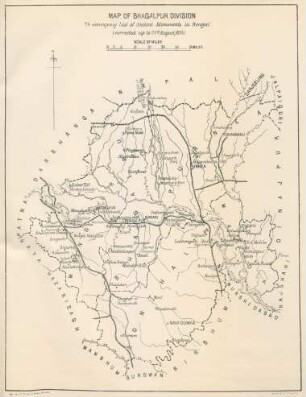 Map of Bhagalpur Division