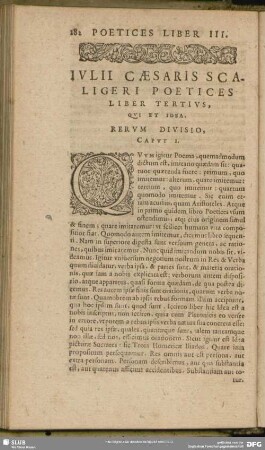 Julii Caesaris Scaligeri Poetices Liber Tertius, Qui Et Idea